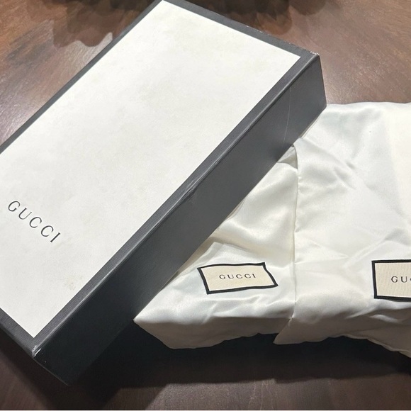 Gucci Accessories - Gucci Cream Box with White Dust Bags
